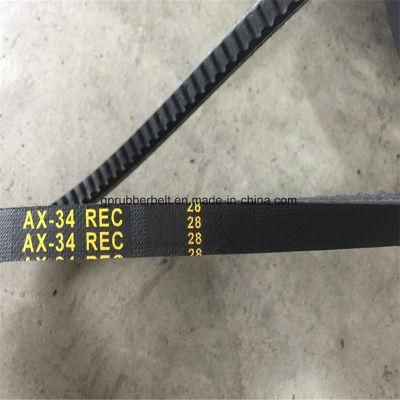 AX BX CX Industrial Raw Edged Rubber V Belt