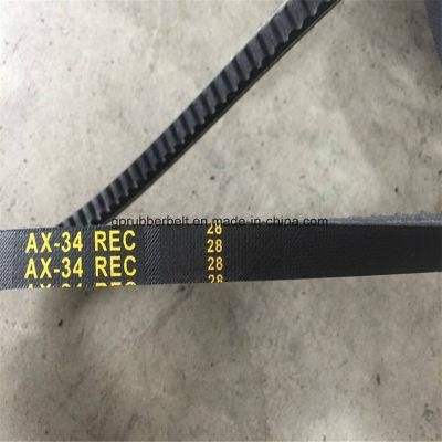 AX BX CX Industrial Raw Edged Rubber V Belt