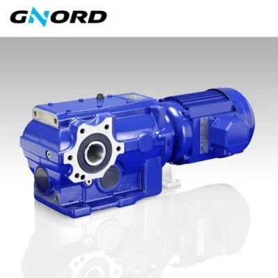 Right Angle Helical-Bevel Gear Motor Speed Reduction Transmission Reducer for Generators