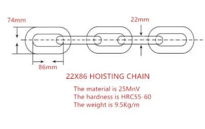 22*86 Hoisting Chain for Power Equipment