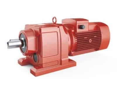 Long Period Foot Mounting R Series Worm Helical Gear Box