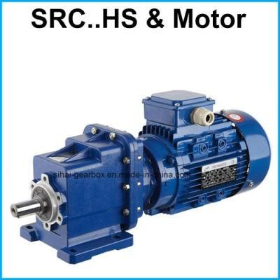 Src Series Helical Gearbox Speed Reducer with Motor