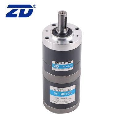 ZD 82mm 24 Voltage Brush/Brushless Precision Planetary Transmission Gear Motor with CE Certification