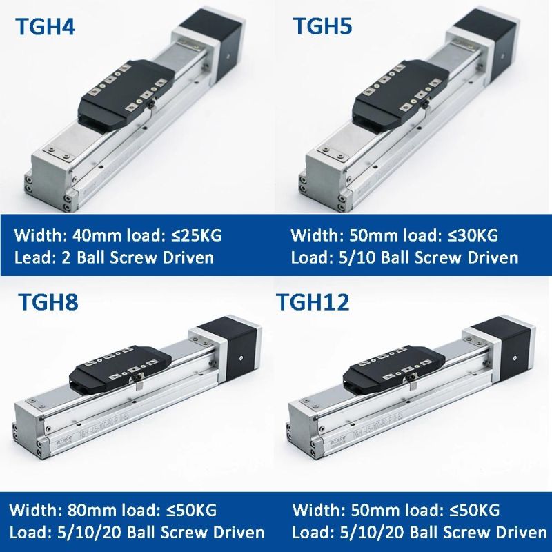 Tgh5 Ball Screw Driven Built-in Sliding Table Module Robot Arm