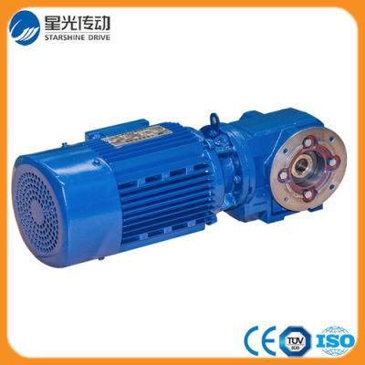 S Series Helical Worm Gearbox with Motor