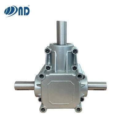 Pto Farm Slasher Rotary Mixer Tractor Right Angle Agricultural Bevel Gearbox for Manual Fertilizer Distributor/Salt Spreader