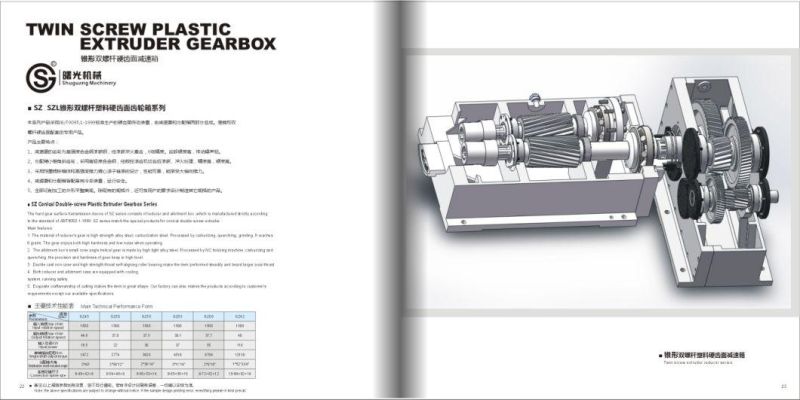 Sg45 Vertical Conjioned Conical Twin-Screw Plastic Extruder