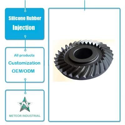 Customized Rubber Injection Products Components Industrial Equipment Machine Parts Rubber Gear