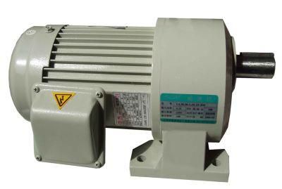 Helical Geared Motor Casting Iron Housing Foot Mounted