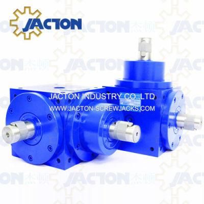 Highly Efficient Jtp210 Right Angle 1: 1 Ratio Bevel Gearbox