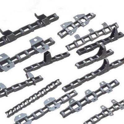 Roller Chain Manufacturer Industrial Agricultural Machinery S Type Steel Agricultural Chain with K1 A1 Attachments