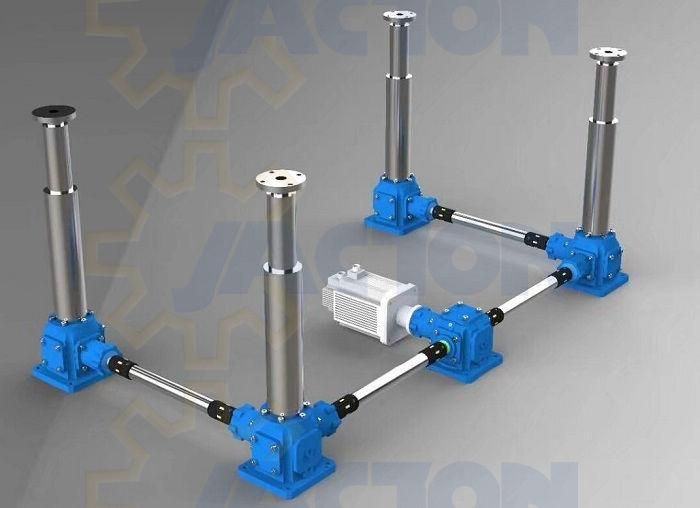 Bevel Gear Jack Systems Vs. Worm Gear Jack Systems, Bevel Gear Screw Jack System Vs. Worm Gear Screw Jack System, Lifting Platform Vs. Lift Table