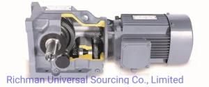 K Series Helical Gear Spiral Bevel Reducer Gearbox Gear Motor