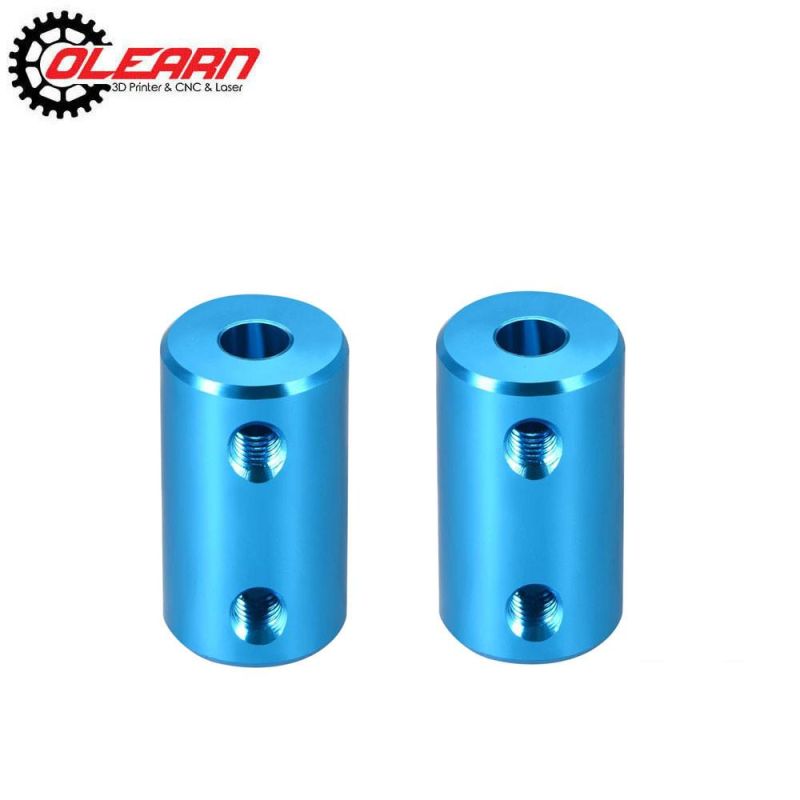 Olearn Coupling D14L25 5*5 5*8 6*8 6.35*8 8*8 Shaft CNC Coupler Aluminium Alloy Coupling Blue