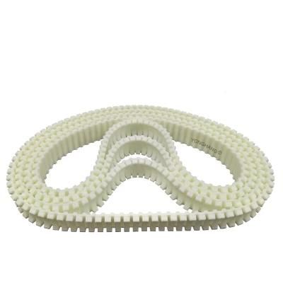 White Polyurethane Timing Belt for Sausage Machine Binding Machine