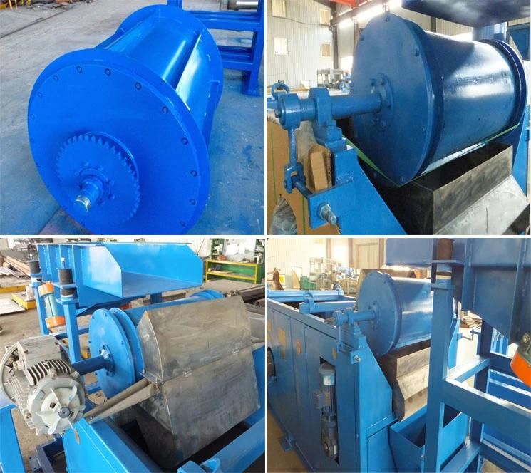 Magnetic Roller Drum Separator for Chemical Industry Remoning Iron, Non-Ferrous Magnetic Drum Separator
