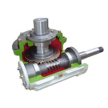 Cone Worm Gearbox with Output Flange