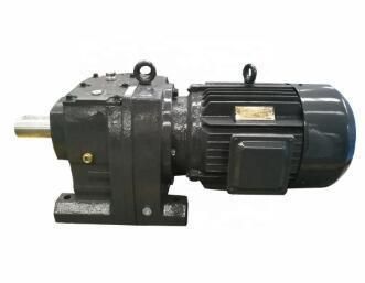 Foot Mounted Inline Helical Speed Reducer with Electric Motor