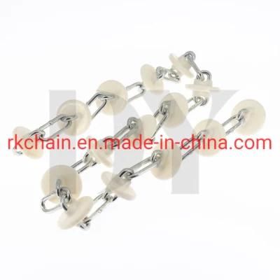 Stainless Steel Conveyor Link Chain, POM Trolley for Poultry Slaughter House