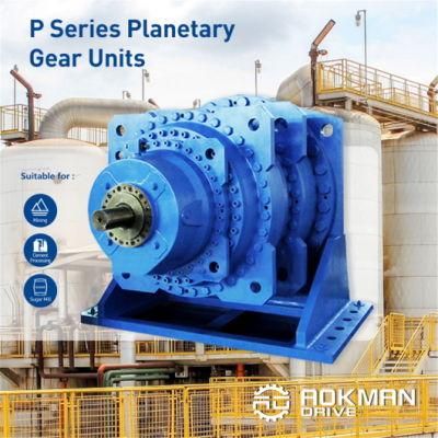 P Series 90 Degree Right Angle 380V AC Motor Planetary Speed Reducer