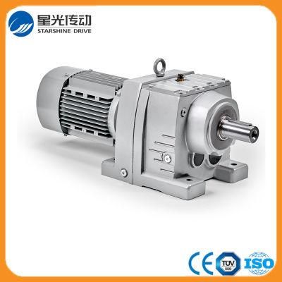 Energy Efficient Inline Helical Gearbox with IEC Motor