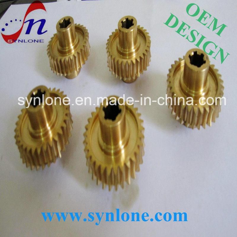 CNC Machining Brass Shaving Gear for Machine Parts