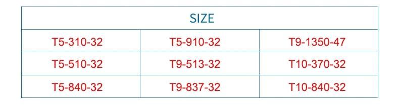 T5/T9/T10 Toothed Drive Belt with Polyurethane Material for Sausage Conveyor Cutting Machine