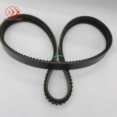 Black Rubber Rough Surface Cogged Belt