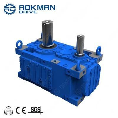 100: 1 Ratio Torque Arm Shaft Mounted Mc. H Series Helical Gear Reducer