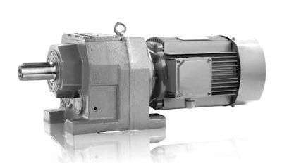 Fr Series in Line Helical Gearbox Foot Mounted Reducer Geared Motor