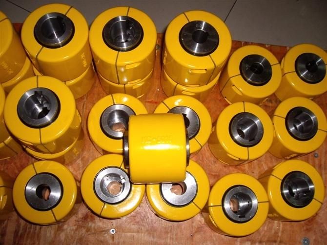 Kc3012~12022 Yellow Aluminum Cover Inch and Metric Chain Coupling with Hardened Teeth