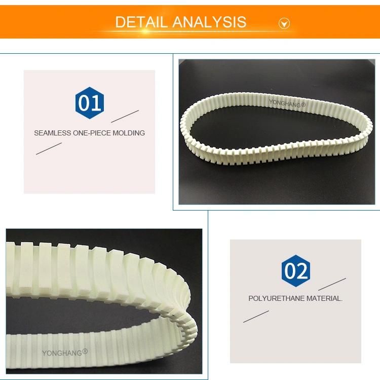 L69 Teeth/84 Teeth PU/Polyurethane Belt for Sausage Binding Machine, etc.