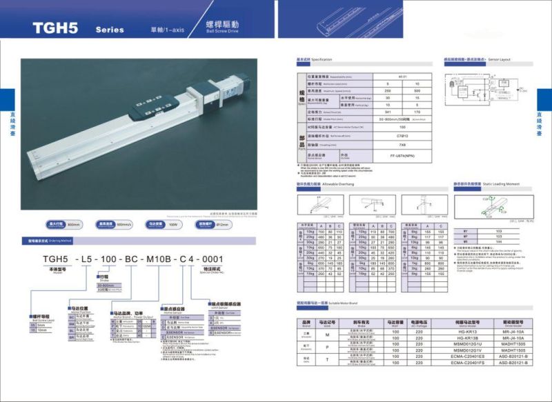 High Load-Carrying Capacity Toco Linear Guide Module for Laser Cutter