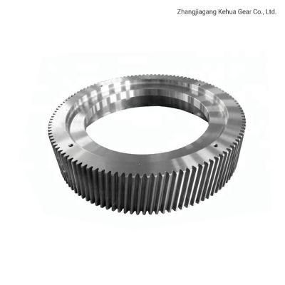 External Cast Steel OEM Wheel Shaft Spur Transmission Gear with High Quality