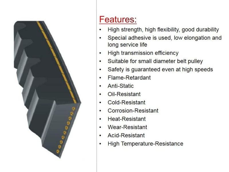 Industurial Cogged V Belt Power Transmission Belts