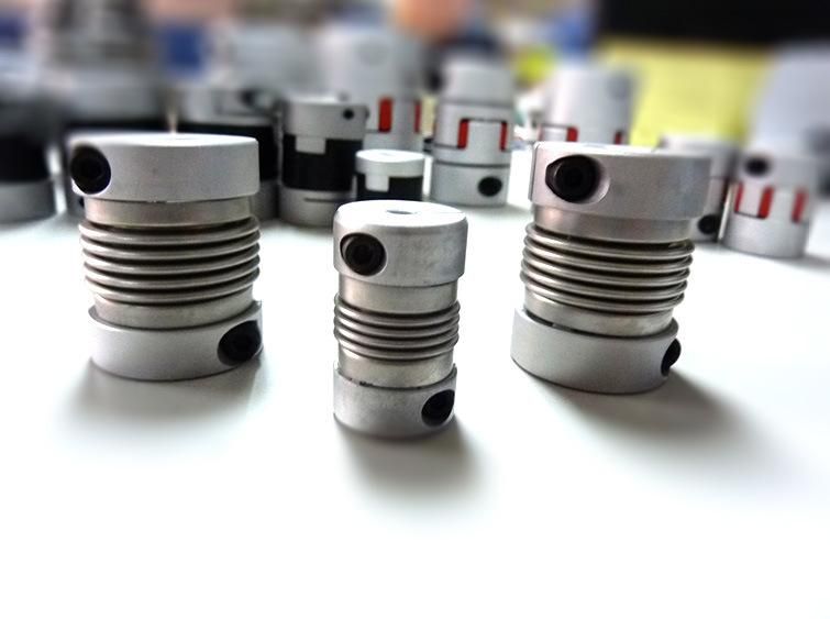 Metal Bellows Coupling Spring Coupling Setscrew or Clamping Type for Motor Connector