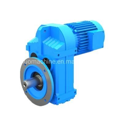 High Quality Parallel Shaft Helical Gear Speed Reducer Units Model F Factory Direct Gear Box Reducer and Customized Accept