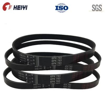 6pk1665/4pk855/6pk1565 Fan Belt Automotive Belt Drive Engine Rubber Ribbed V Belt Fit for Peugeot Car