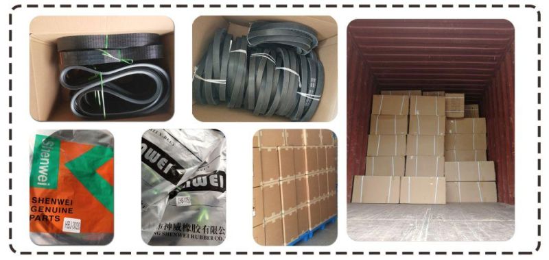 628338 Wrapped Rubber V Belts for Machinery Parts Belt Power Transmission Parts