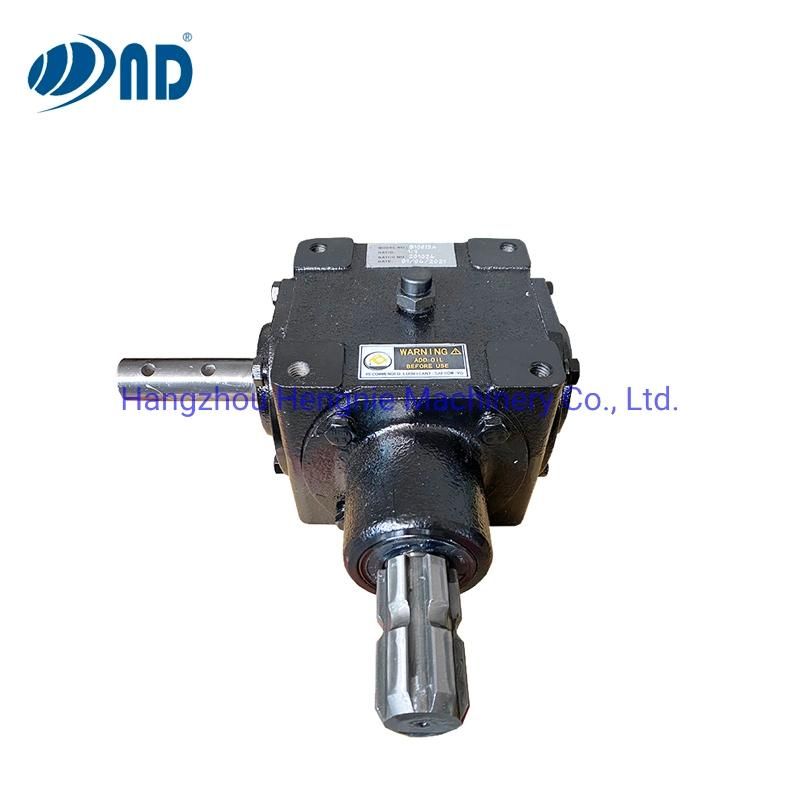 Agricultural Gearbox for Rice Harvester Series Snow Tiller Power Harrow Potato Harvester Transmission Reducer Agriculture Gear Box Pto