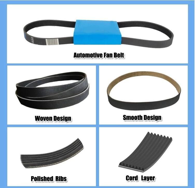Poly V Ribbed Belt for Peugeot 405 5750yy 6pk1660 Air Condition Serpentine V Belt Fan Belt for Peugeot 405