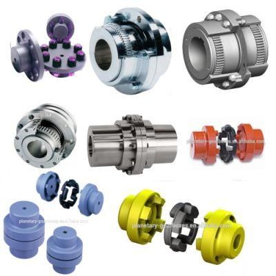 Stainless Steel Coupling Universal Joint Gear Roller Chain Fluid Pump Rubber Jaw Spider HRC Nm Flange Gear Spline Shaft Flexible Coupling