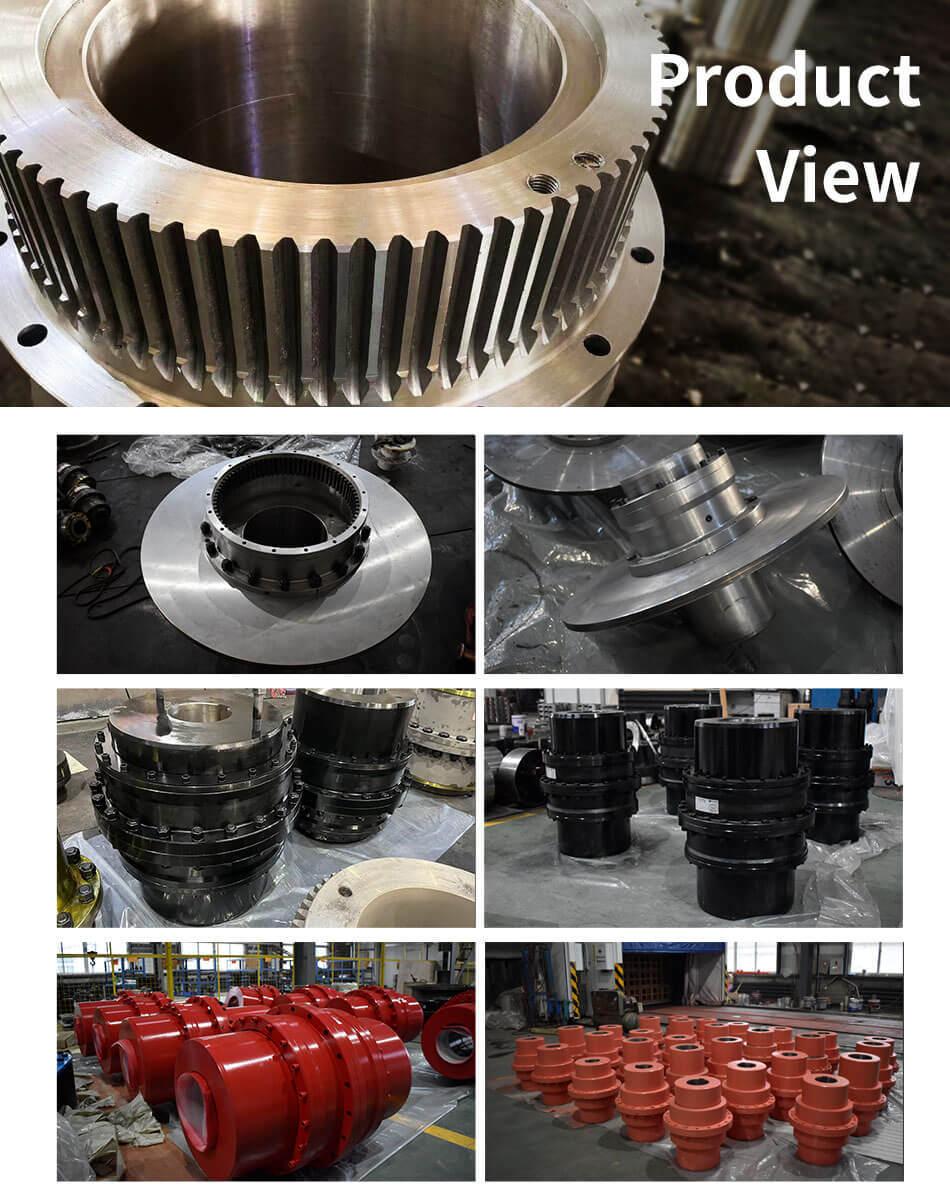 Densen Customized Giicl Type China Shaft Gearing Coupling, Gear Motor Couplings, Metal Shaft Coupling