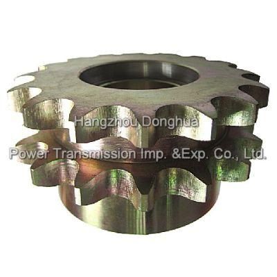DIN Standard Double Sprocket with One Side Hub