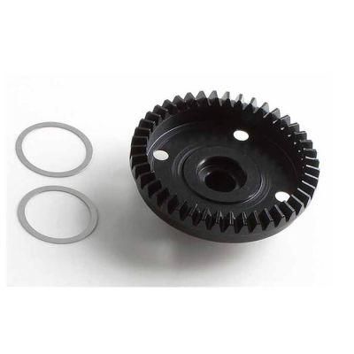 Black Straight Cut 43 Tooth Ring Bevel Gear