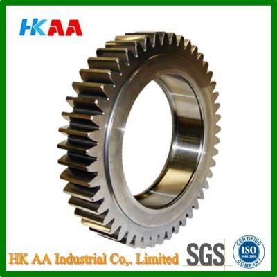 Custom Machining CNC Alloyed Steel Spur Gears, Transmission Spur Gears