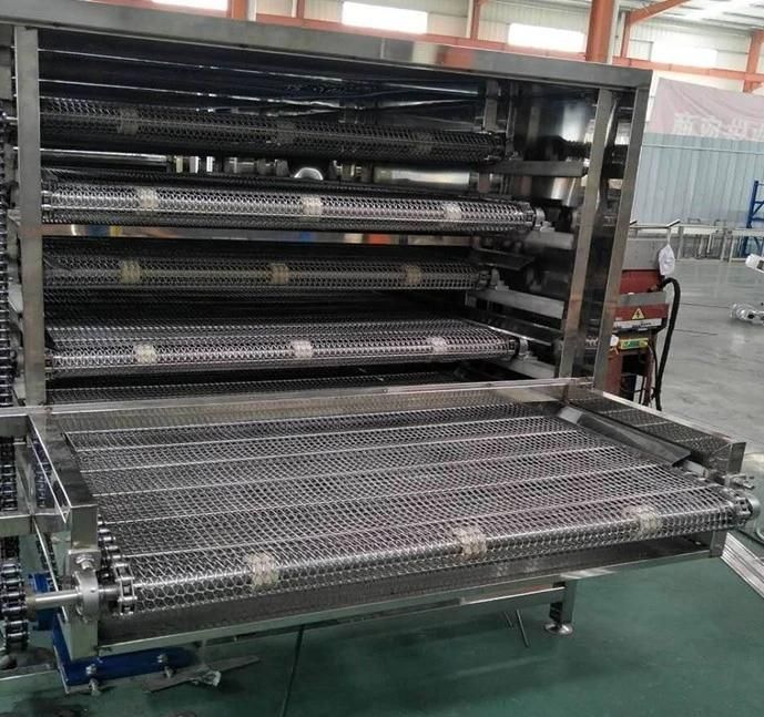 Food Processing Stainless Steel Wire Flat Chain Link Mesh Conveyor Belt