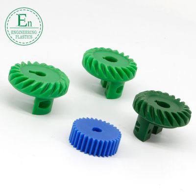Oil-Bearing Transmission Parts Black Green Plastic Helical Gear
