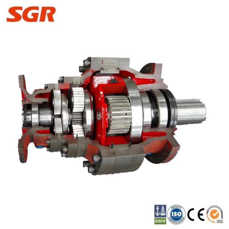 Foot Mounted Inline Planetary Gearbox for Machining Equipment Equivalent to Brevini