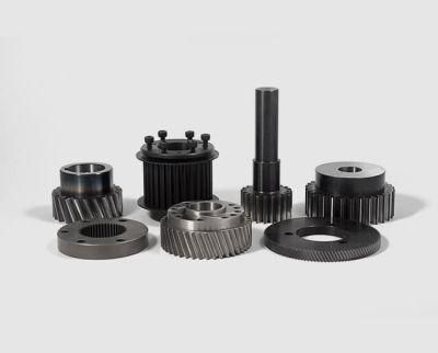High Precision OEM Custom Transmission Parts Stainless Steel Bevel Helical Gear for Industrial Usage
